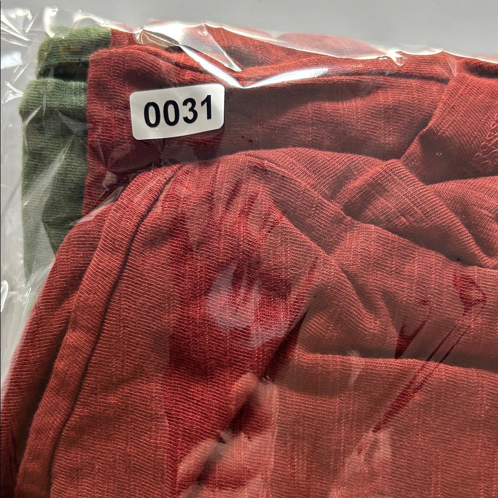 Sonoma Set of 2 Dark Red and Green Everyday Long Sleeve Tees - Picture 9 of 9